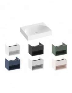 Praustuvas Lite be skylės, Balta, RAVAK