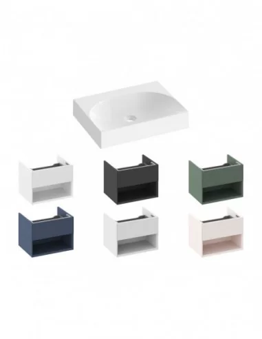 Praustuvas Lite be skylės, Balta, RAVAK