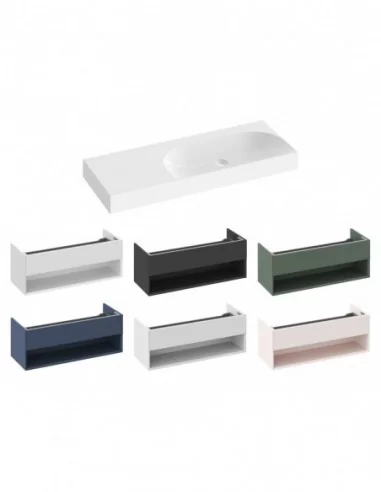 Praustuvas Lite 120/80 K/D be skylės, Balta, RAVAK