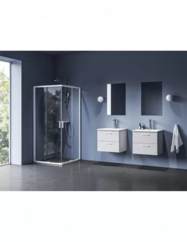 Dušo kabina Blix II NBLRV2, balta mat., RAVAK