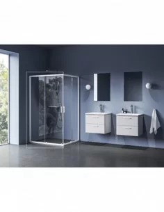 Dušo kabina Blix II NBLRV2K+NBLRV2K, balta mat., RAVAK