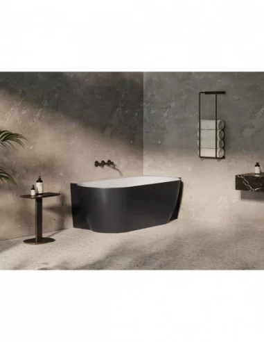 Vonia Freedom Corner II Tec, Juoda/balta, RAVAK