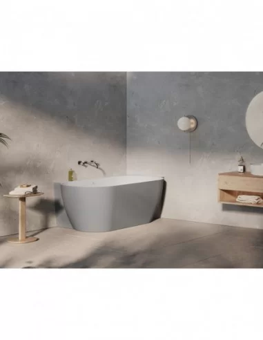 Vonia Freedom Corner II Tec, Smoke grey/balta, RAVAK