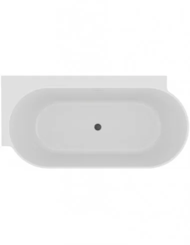 Vonia Freedom Corner II Tec, Juoda/balta, RAVAK