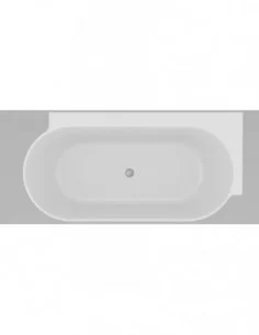 Vonia Freedom Corner II Tec, Smoke grey/balta, RAVAK