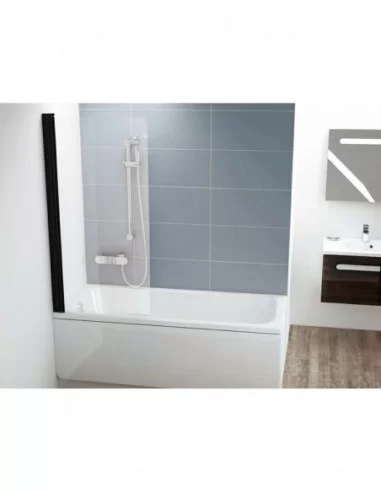 Vonios sienelė CVS1 80, juodos sp., RAVAK