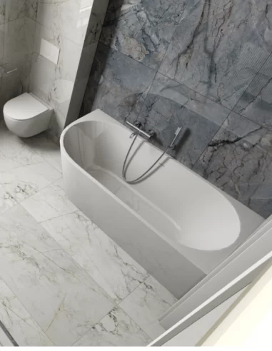 Kampinė vonia CALDERA 1700x800mm, Lavita