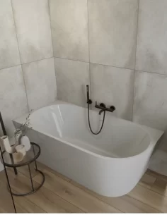 Kampinė vonia CALDERA 1700x800mm, Lavita