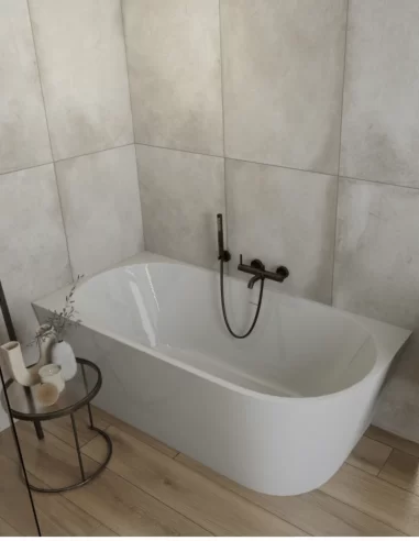 Kampinė vonia CALDERA 1700x800mm, Lavita