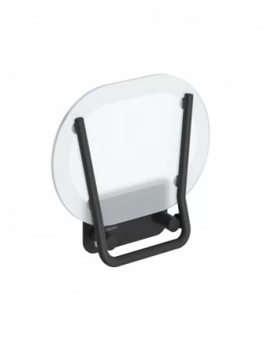 Dušo sėdynė Chrome, Juoda+clear, RAVAK