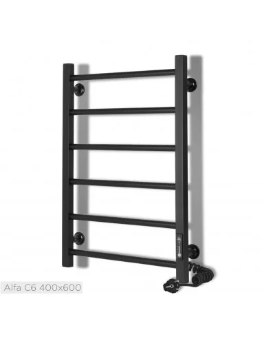 Elektrinis rankšluosčių džiovintuvas ALFA 400x609 juodos sp., Laris