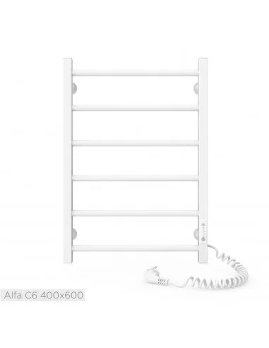 Elektrinis rankšluosčių džiovintuvas ALFA 400x609 baltos sp., Laris