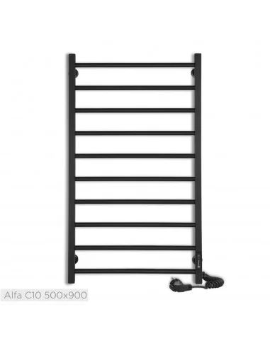 Elektrinis rankšluosčių džiovintuvas ALFA 500x900 juodos sp., Laris