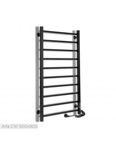 Elektrinis rankšluosčių džiovintuvas ALFA 500x900 juodos sp., Laris