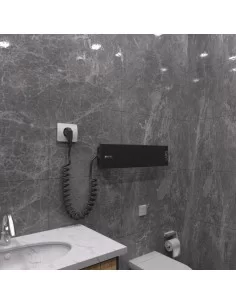 Elektrinis rankšluosčių džiovintuvas SMART ELECTRO 400x100 juodos sp., Laris