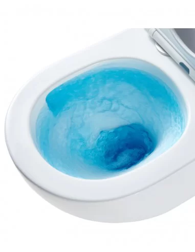 Pakabinamas unitazas SINTO GRANDE 3.0 su TECEbase rėmu ir nuleidimo plokštele