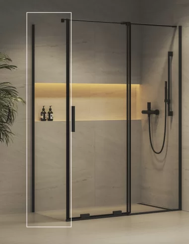 Stacionari sienelė Roll ROPS, juodos sp., RAVAK