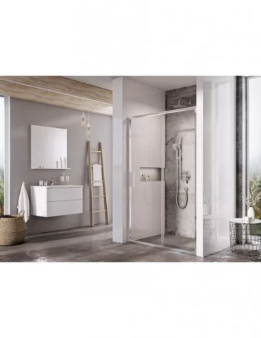 Dušo durys Blix Slim BLSDP2 100, chromo sp., RAVAK