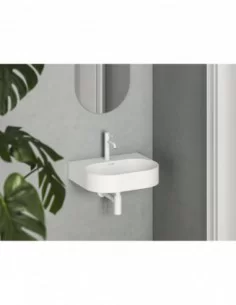 Praustuvas Ceramic Slim Wall O, pakabinamas, Balta, RAVAK