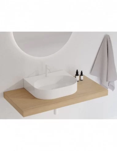 Praustuvas Ceramic Slim Wall O, pakabinamas, Balta, RAVAK