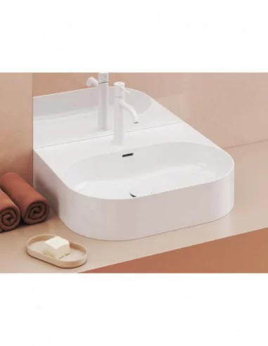 Praustuvas Ceramic Slim Wall O, pakabinamas, Balta, RAVAK