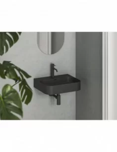 Praustuvas Ceramic Slim Wall R, pakabinamas, Juodas matinis, RAVAK