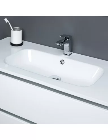 Spintelė su praustuvu CITY 60, baltos sp. Kame