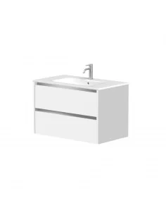 Spintelė su praustuvu CITY 80, baltos sp. Kame