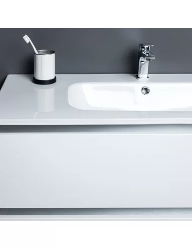 Spintelė su praustuvu CITY 100, baltos sp. Kame