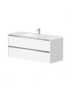 Spintelė su praustuvu CITY 120, baltos sp. Kame