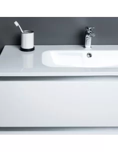 Spintelė su praustuvu CITY 120, baltos sp. Kame