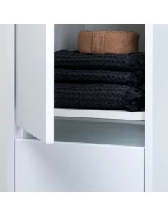 Ūkinė dviejų durų spintelė CITY baltos sp., Kame