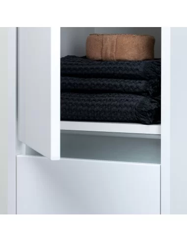 Ūkinė dviejų durų spintelė CITY baltos sp., Kame