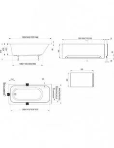 Vonia Chrome, Balta, RAVAK