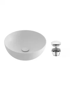 Keraminis praustuvas UNI 400 B SLIM su dugno vožtuvu, RAVAK