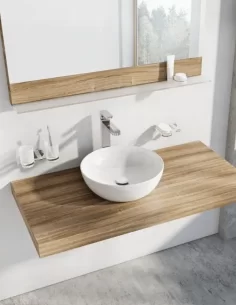 Keraminis praustuvas UNI 400 B SLIM su dugno vožtuvu, RAVAK