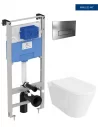 Pakabinamas unitazas Versoni 3.0 su Ideal Standard rėmu ir nuleidimo plokštele
