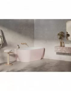 Vonia Freedom Corner II Tec, Alabaster pink/balta, RAVAK
