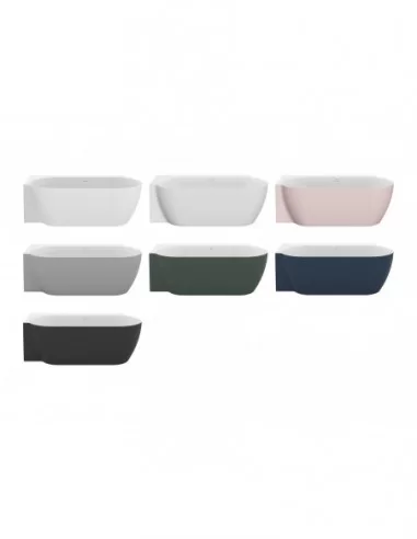 Vonia Freedom Corner II Tec, Deepsea blue/balta, RAVAK