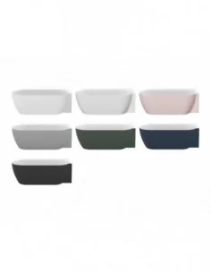 Vonia Freedom Corner II Tec, Grey green/balta, RAVAK