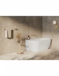 Vonia Freedom Corner II Tec, Balta matinis/balta, RAVAK