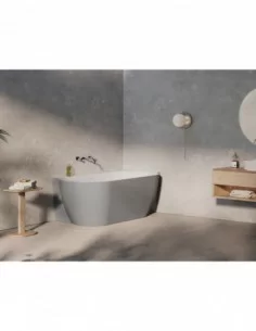 Vonia Freedom Corner II Tec, Smoke grey/balta, RAVAK