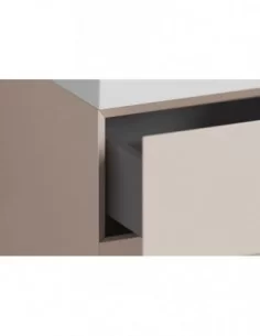 Spintelė po praustuvu SD Lite 80 K/D, Alabaster pink, RAVAK