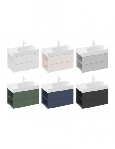 Spintelė po praustuvu SD Lite 80 K/D, Deepsea blue, RAVAK