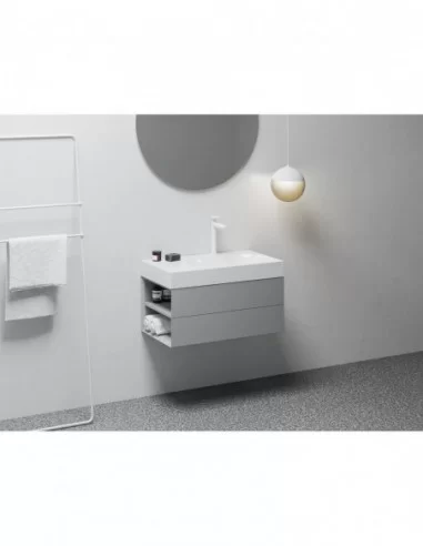 Spintelė po praustuvu SD Lite 80 K/D, Smoke grey, RAVAK