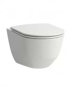 Pakabinamas unitazas Laufen Pro Rimless su TECE 32cm rėmu ir nuleidimo plokštele