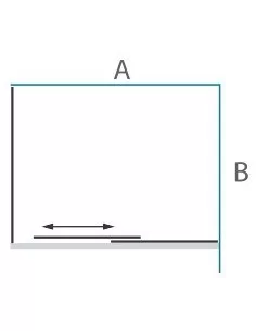 Dušo kabina Milda 120x80 cm, BRASTA GLASS