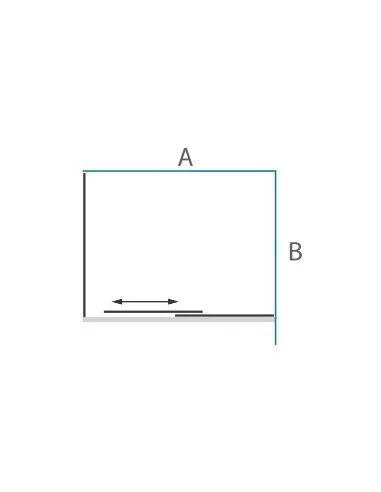 Dušo kabina Milda 120x80 cm, BRASTA GLASS