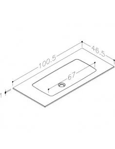 Keraminis praustuvas ORION 100, Kame