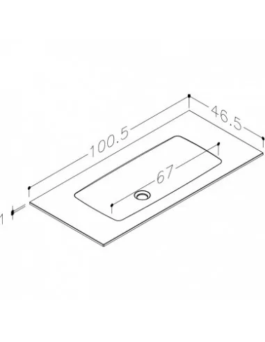 Keraminis praustuvas ORION 100, Kame